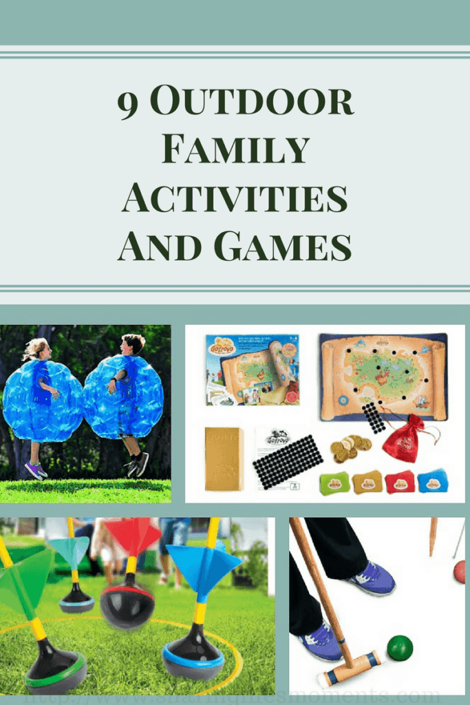 9 Outdoor Family Activities And Games 1 Check out these 9 Outdoor Family Activities to help create outdoor family fun. There is fun outdoor kids game too. Make summer fun again. #parenting #parentingtips #sharinglifesmoments