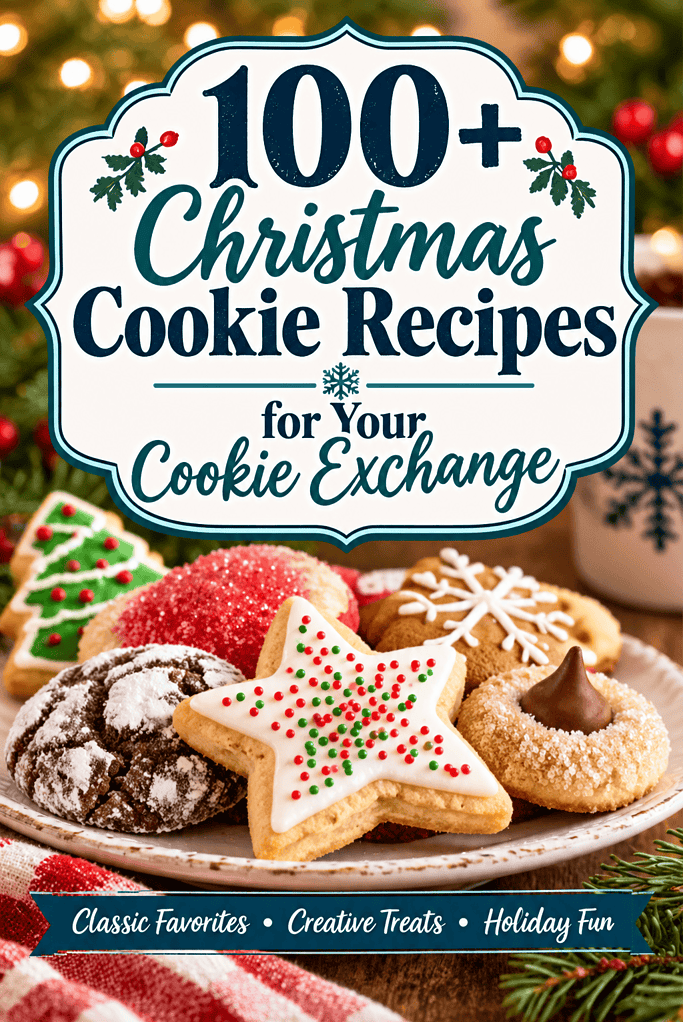 Discover 100+ Christmas cookie recipes for your holiday cookie exchange, plus easy hosting tips, baking ideas, and treats to share.