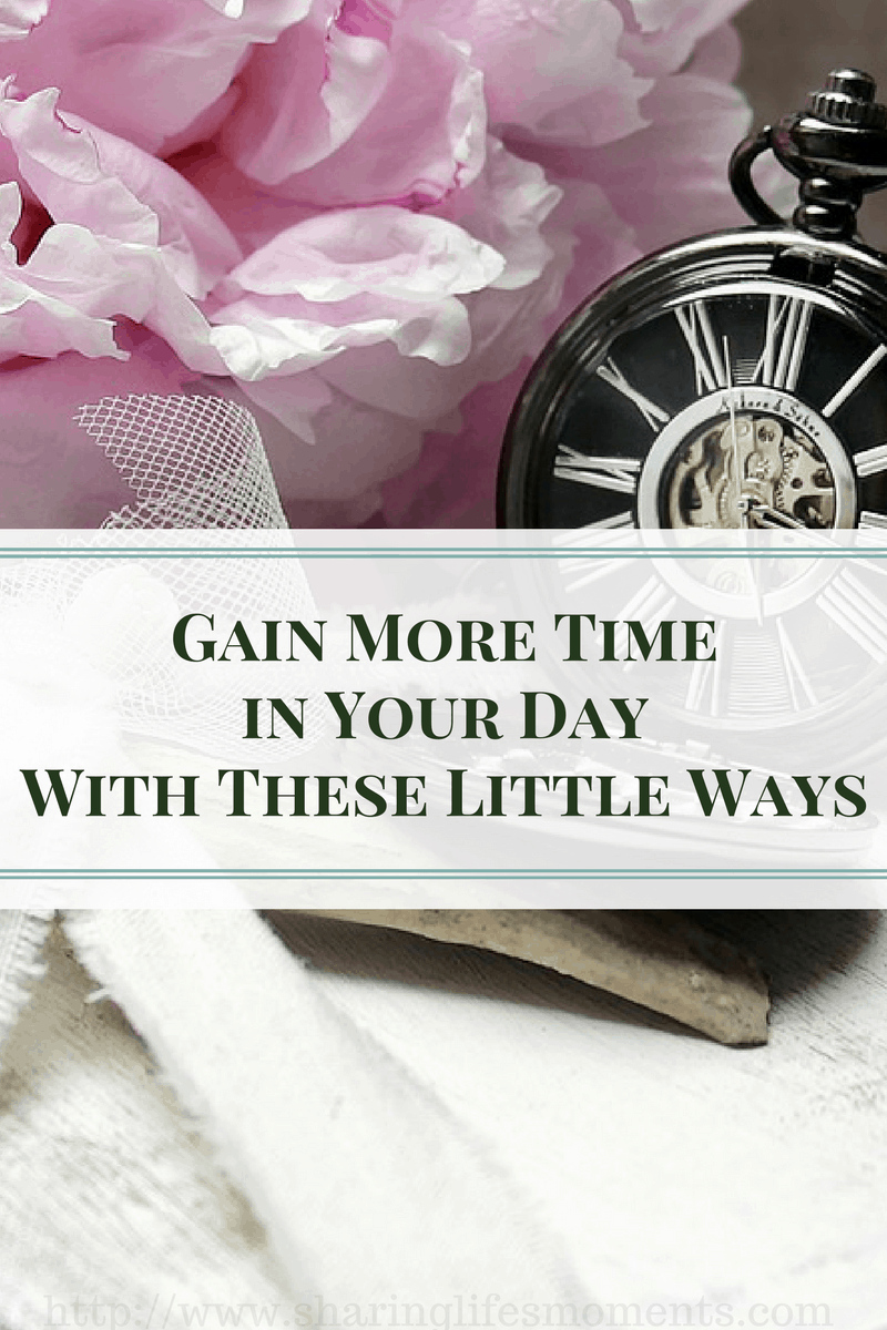 How to gain more time in your day is a common question many people ask! Here are some ideas to help you shave some extra time slots in your day. #timemanagement #productivity 