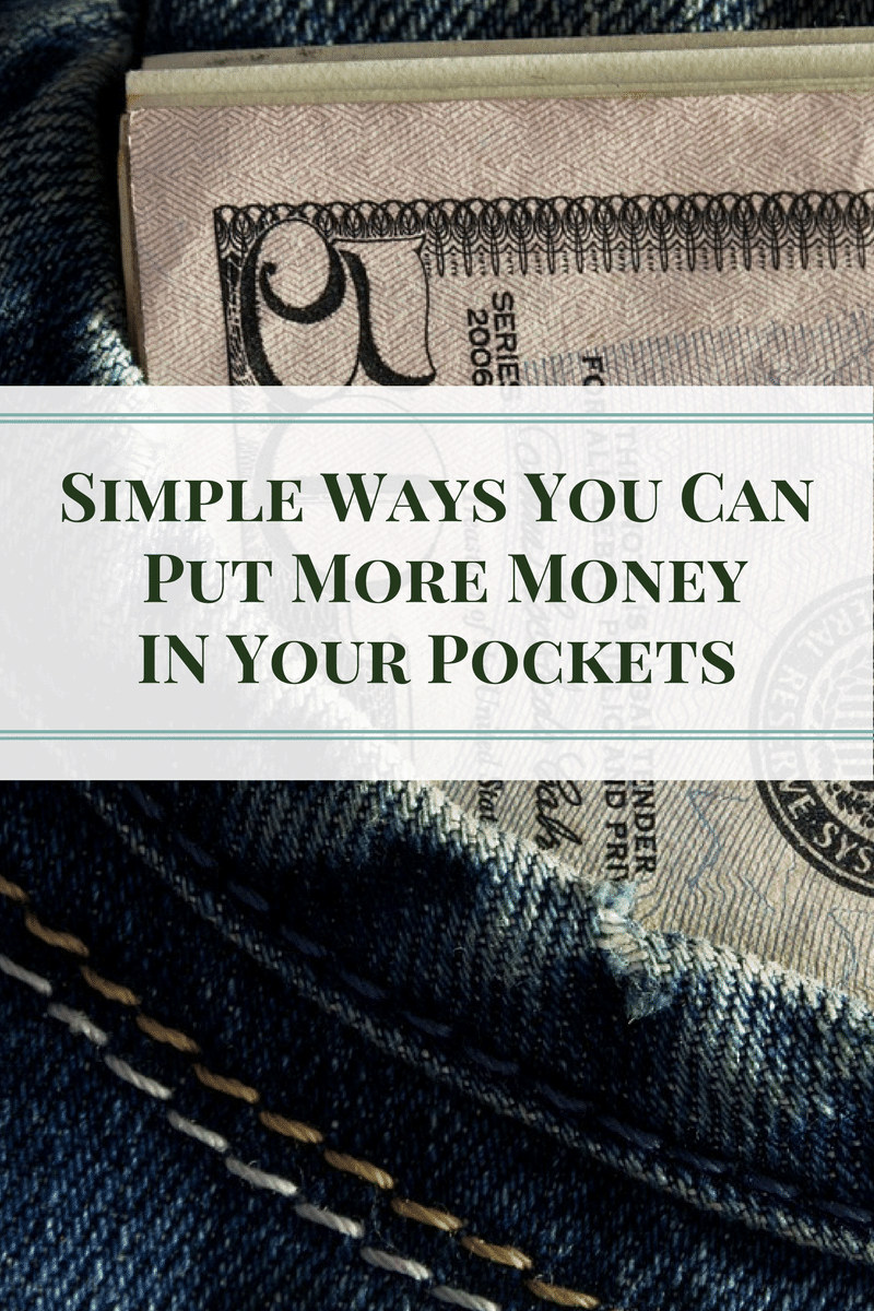 Simple Ways You Can Put More Money IN Your Pockets helps you take advantage of earning money for things you ALREADY do! These tips are too easy to pass up.