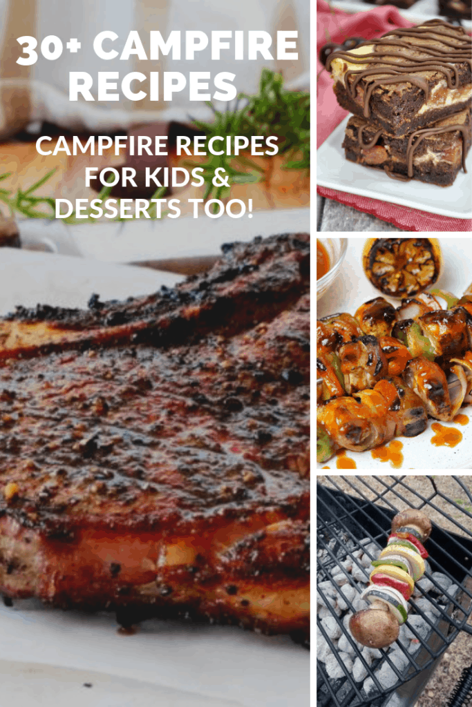 Camping is a fun family summer activity to do. Here are 30+ campfire recipes worth making. I've included campfire recipes for kids and campfire recipes desserts too. 