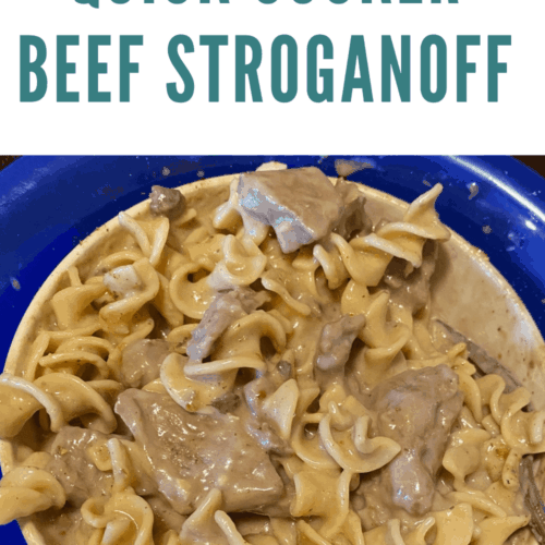 This Quick Cooker Beef Stroganoff will be a meal everyone will fight over. It's a wonderful comfort food meal that you can make in less than an hour. #recipes #sharinglifesmoments #quickeasymeals