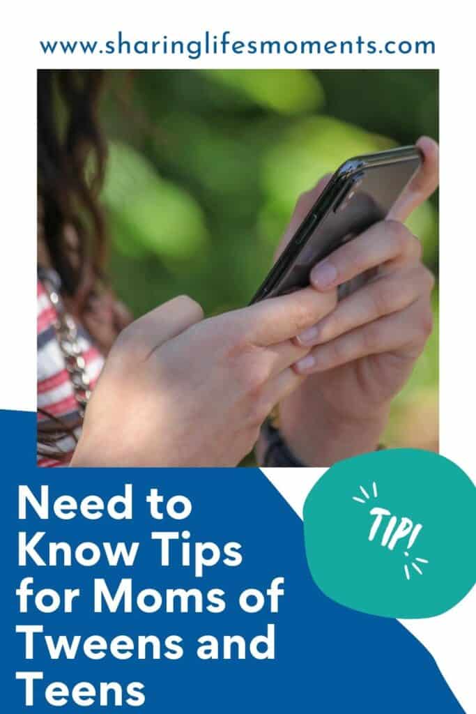Need to know tips for moms of tweens and teens that will make life easier for the whole family. #familylife #parentingtips #sharinglifesmoments Need to know tips for moms of tweens and teens that will make life easier for the whole family. #familylife #parentingtips #sharinglifesmoments