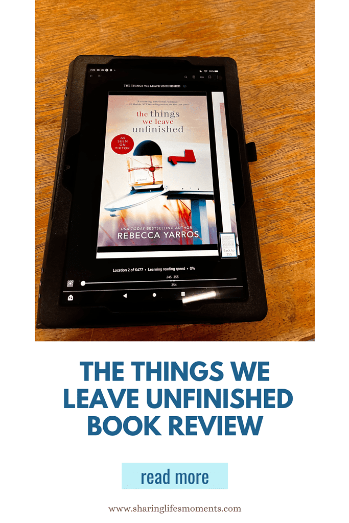 The Things We Leave Unfinished Book Review 1