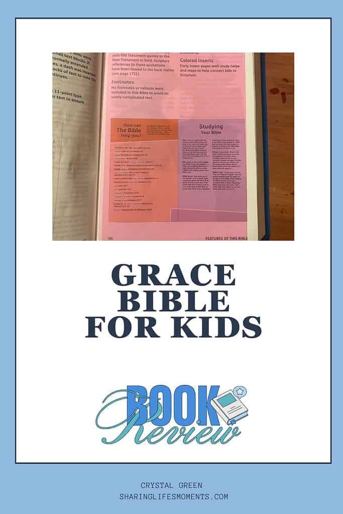 Book Review Pinterest Pin (11) Grace Bible for Kids Review 1