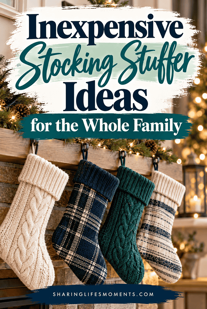 Inexpensive Stocking Stuffer Ideas for the Whole Family 1 Discover inexpensive stocking stuffer ideas for the whole family! Find affordable Christmas gifts for kids, teens, husbands, wives, and book lovers.