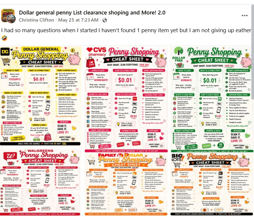 Dollar General Penny Shopping Guide 2 Dollar General Penny Shopping Guide 2