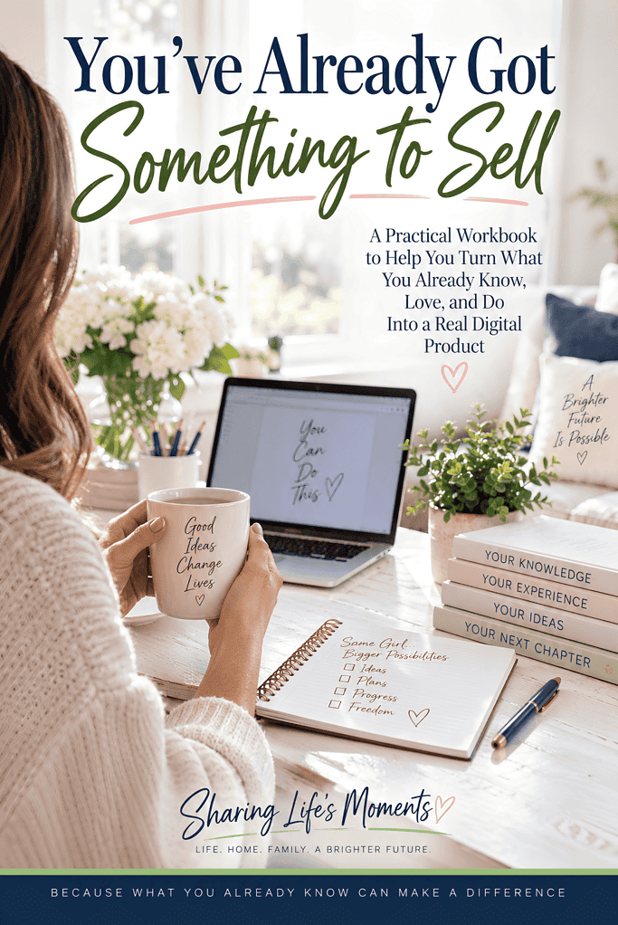 You’ve Already Got Something to Sell ebook and workbook by Crystal Green, helping women turn existing skills, knowledge, and experience into digital products.