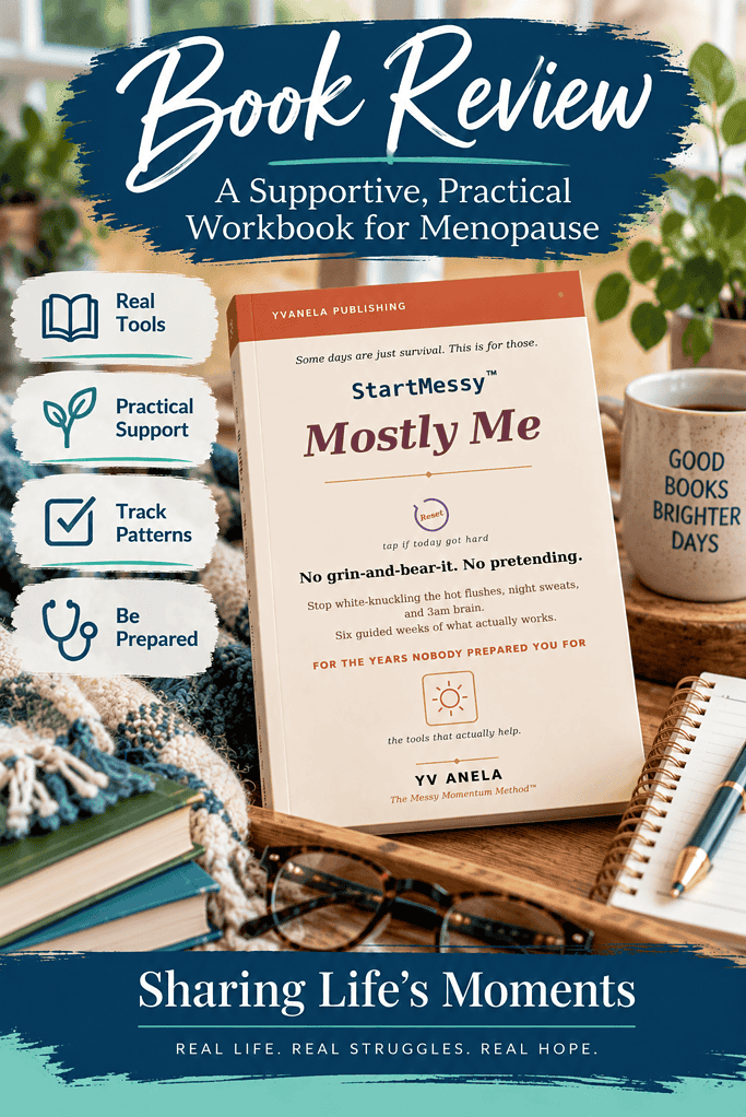Read my Mostly Me book review to see how this menopause journal and CBT workbook helps women navigate midlife changes.