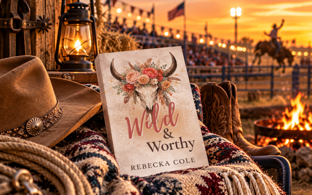 Read my Wild & Worthy book review by Rebecka Cole, a passionate rodeo romance filled with undeniable chemistry, family drama, second chances, and love.